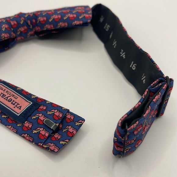 Vineyard Vines Baseball Whale Bow Tie - Picture 6 of 7